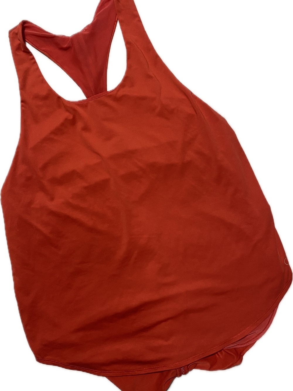 Calia By Carrie Underwood Rust Red Racerback Tank
